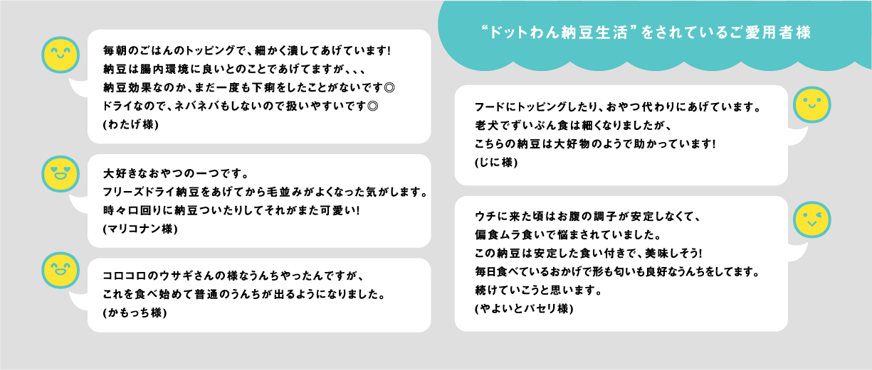 ドットわんに新しい納豆商品が登場 フリーズドライひきわり納豆をご紹介 自然食ドッグフード ドットわん