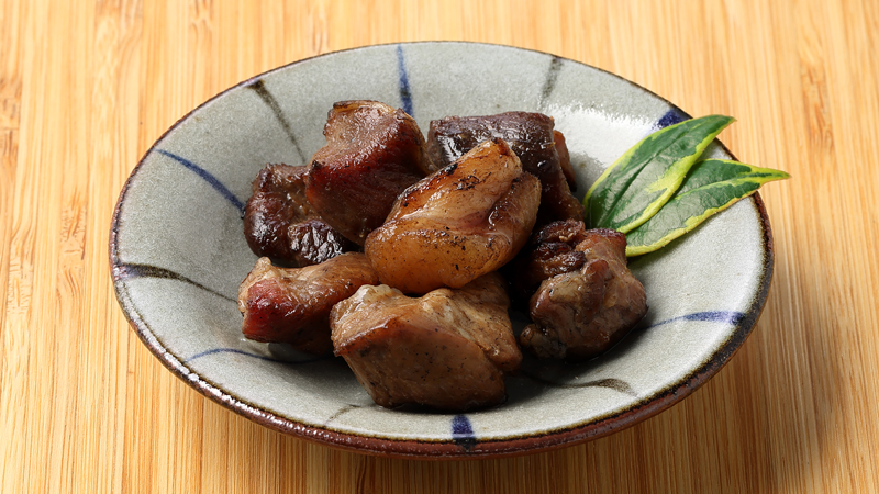 若イノシシ藁焼き